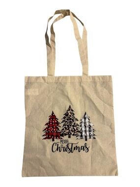 NWOT Merry Christmas Tree Tote Bag